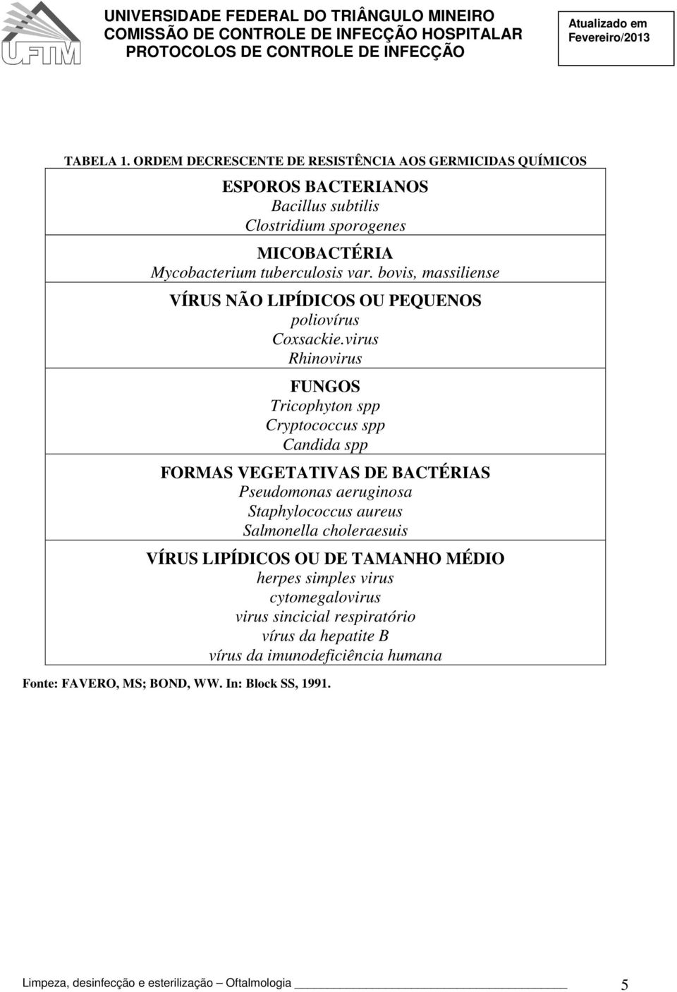 bovis, massiliense VÍRUS NÃO LIPÍDICOS OU PEQUENOS poliovírus Coxsackie.