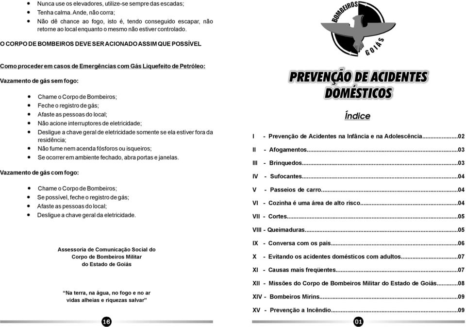 Afasteaspessoasdolocal; Nãoacioneinterruptoresdeeletricidade; Desligueachavegeraldeeletricidadesomenteseelaestiverforada residência; Nãofumenemacendafósforosouisqueiros;