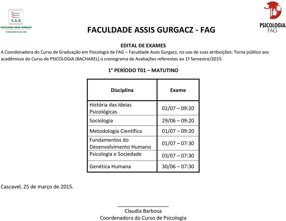 01/07 09:20 Fundamentos do Desenvolvimento Humano 01/07