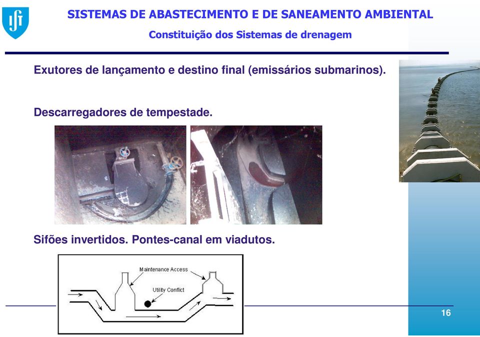 (emissários submarinos).