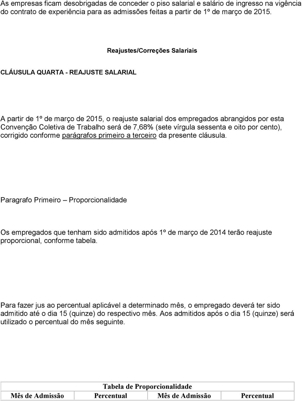 (sete vírgula sessenta e oito por cento), corrigido conforme parágrafos primeiro a terceiro da presente cláusula.