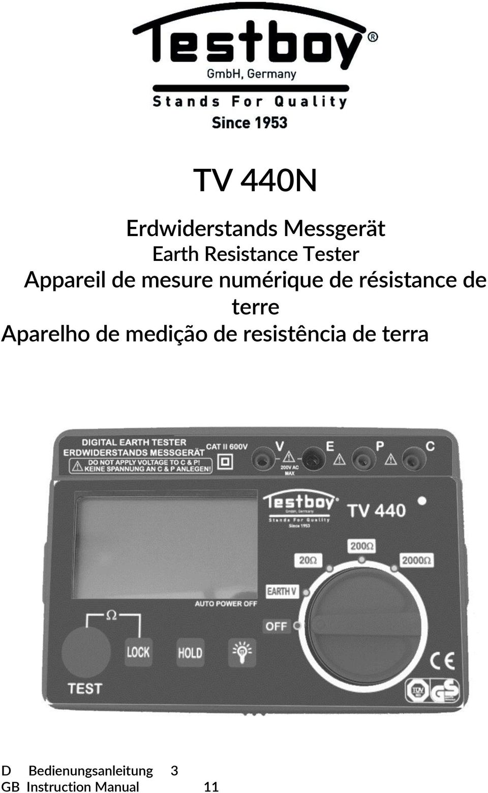 de terre Aparelho de medição de resistência de