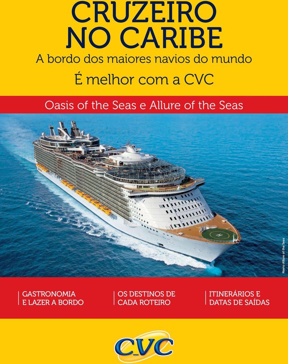 Seas Navio Allure of the Seas GASTRONOMIA E LAZER A