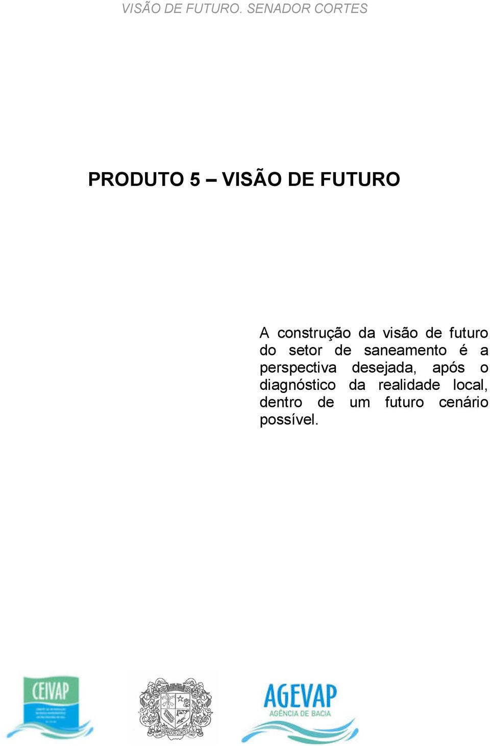 da visão de futuro do setor de saneamento é a