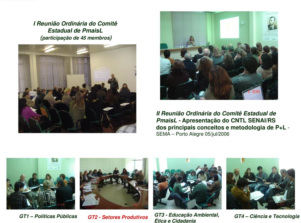 conceitos e metodologia de P+L - SEMA Porto Alegre 05/jul/2006 GT1 Políticas Públicas