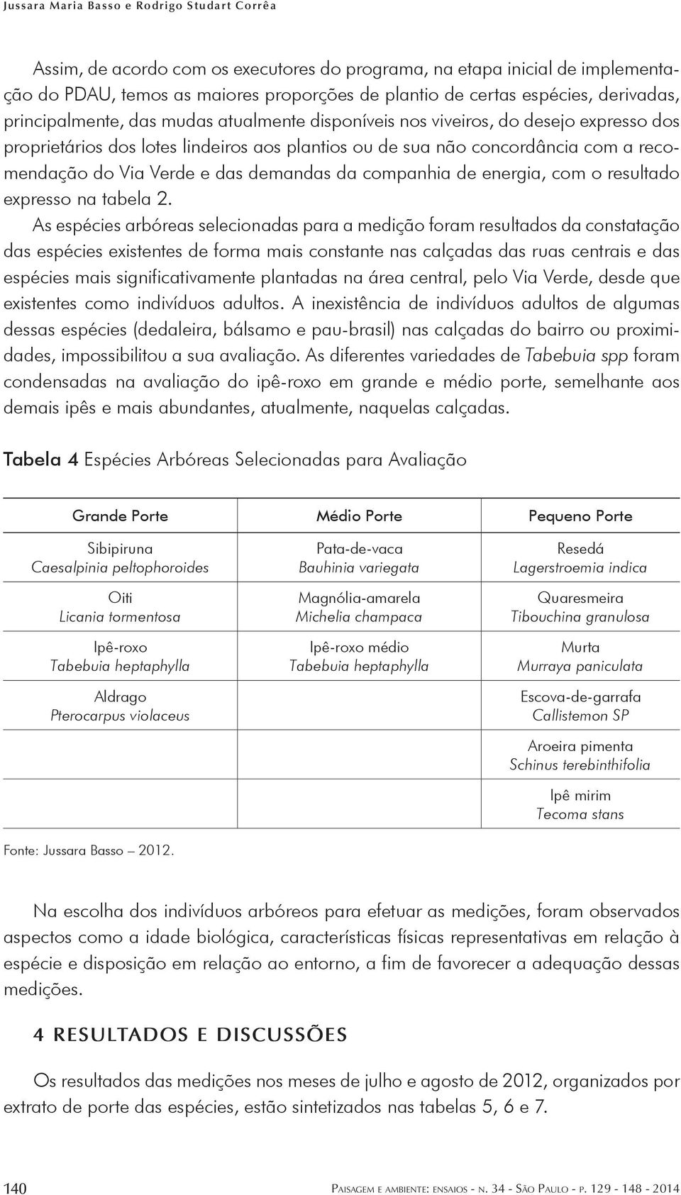 Verde e das demandas da companhia de energia, com o resultado expresso na tabela 2.