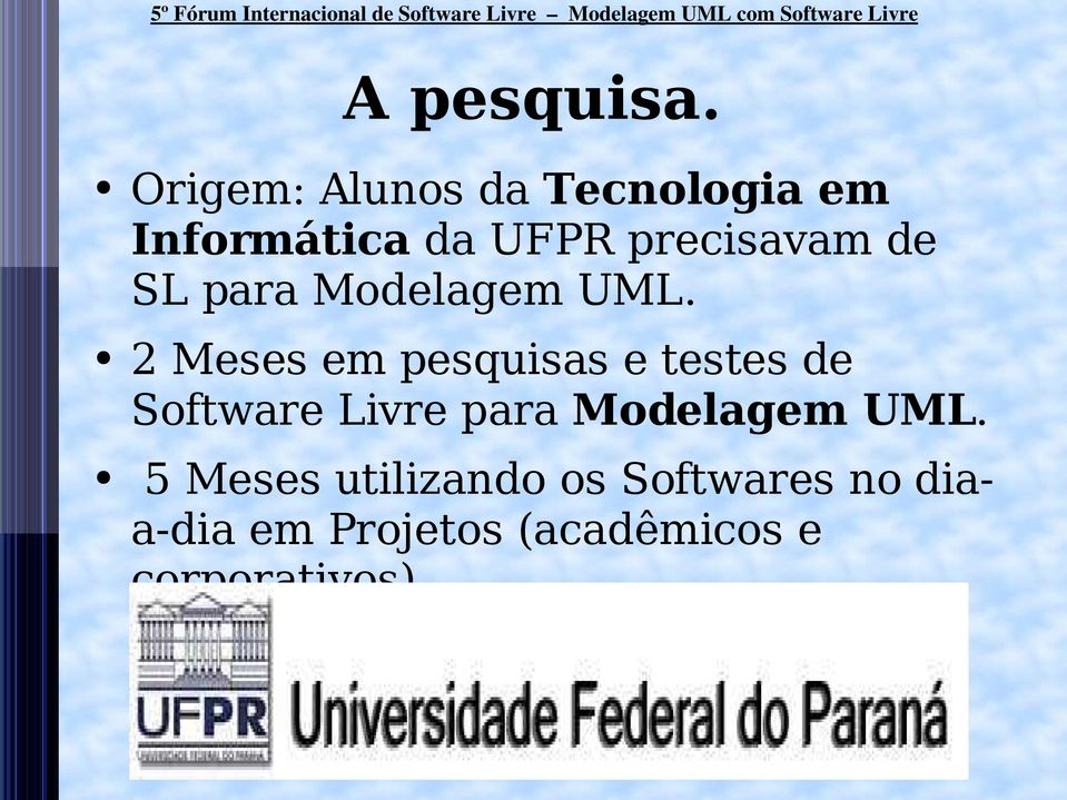 de SL para Modelagem UML.