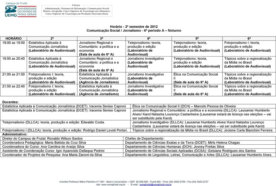 Jornalismo Investigativo Jornalismo Investigativo Jornalismo Investigativo Telejornalismo: teoria, Ética na II Ética na II Tópicos sobre a regionalização da Mídia no Brasil Tópicos sobre a