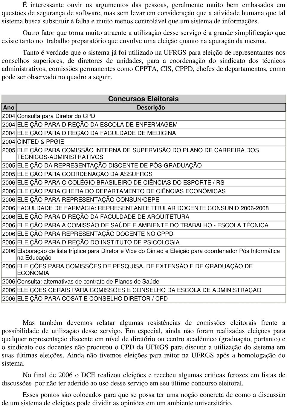 Outro fator que torna muito atraente a utilização desse serviço é a grande simplificação que existe tanto no trabalho preparatório que envolve uma eleição quanto na apuração da mesma.