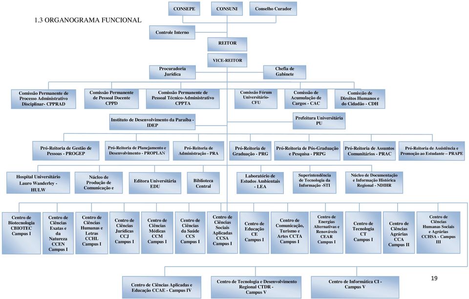 Docente CPPD Comissão Permanente de Pessoal Técnico-Administrativo CPPTA Comissão Fórum Universitário- CFU Comissão de Acumulação de Cargos - CAC Comissão de Direitos Humanos e do Cidadão - CDH