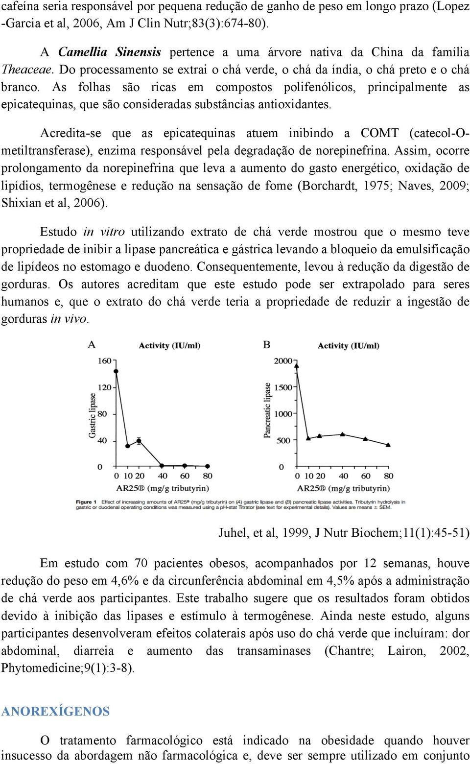 As folhas são ricas em compostos polifenólicos, principalmente as epicatequinas, que são consideradas substâncias antioxidantes.