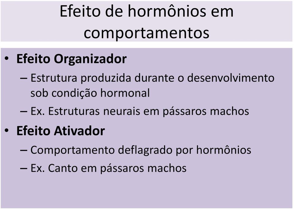 hormonal Ex.