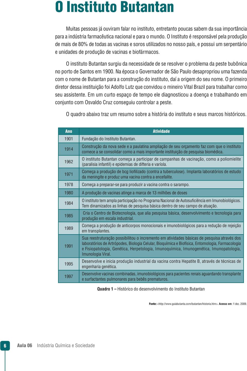 O instituto Butantan surgiu da necessidade de se resolver o problema da peste bubônica no porto de Santos em 1900.