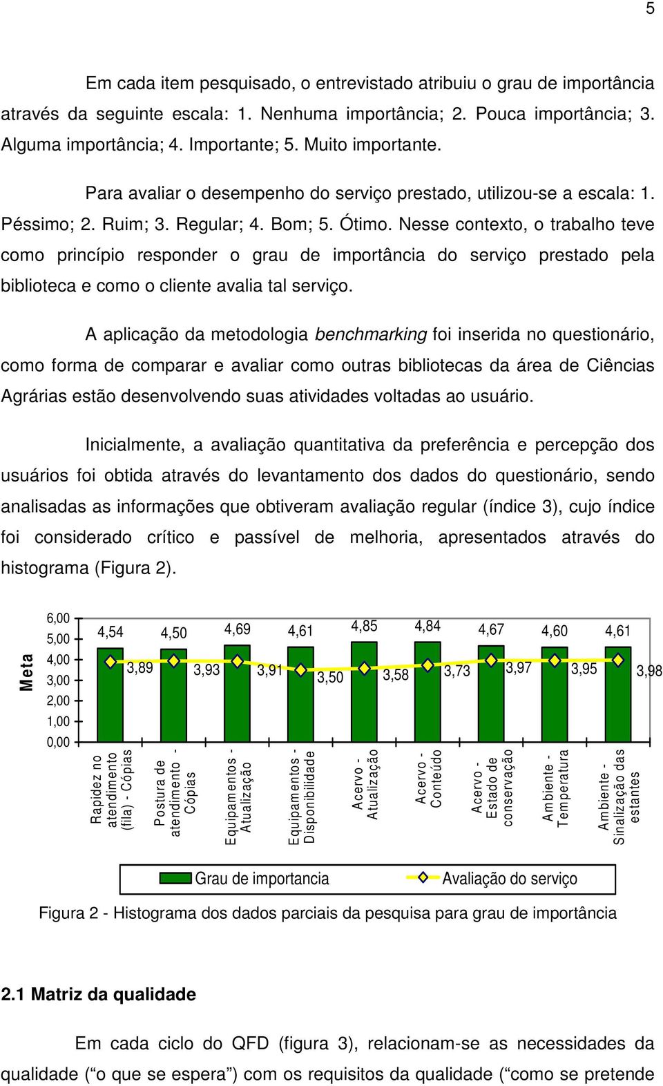 Nesse contexto, o trabalho teve como princípio responder o grau de importância do serviço prestado pela biblioteca e como o cliente avalia tal serviço.