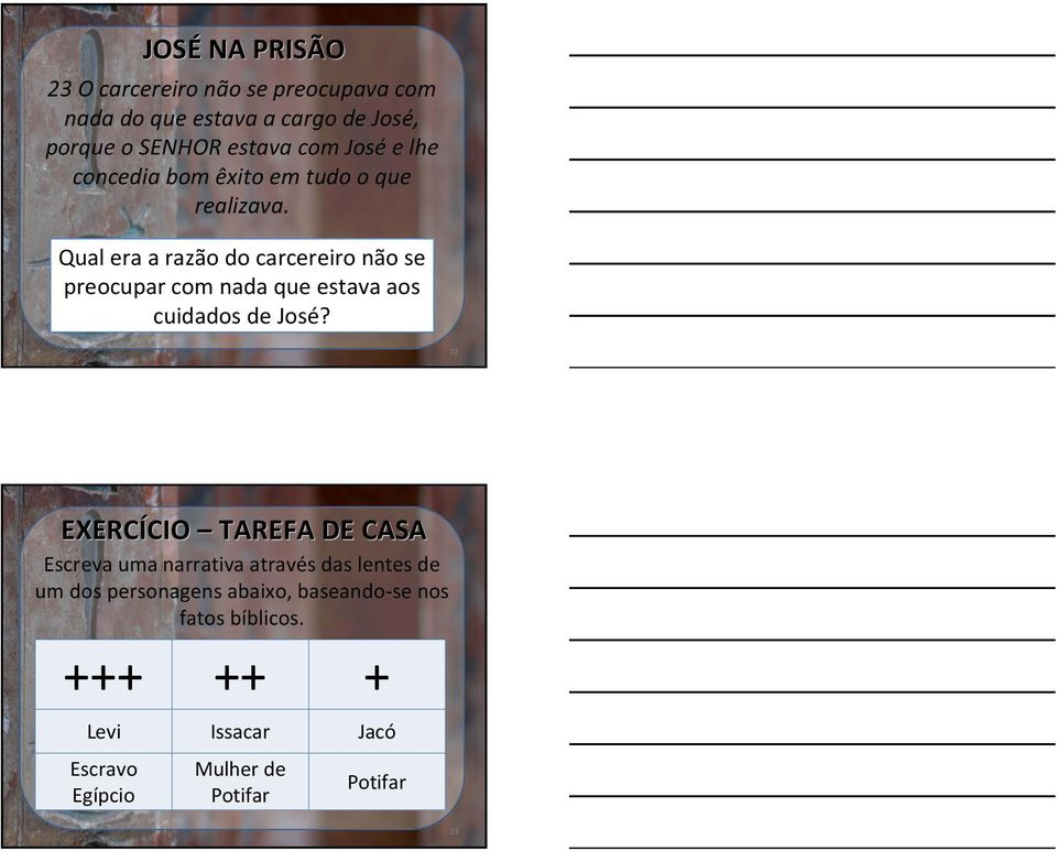 Qual era a razão do carcereiro não se preocupar com nada que estava aos cuidados de José?