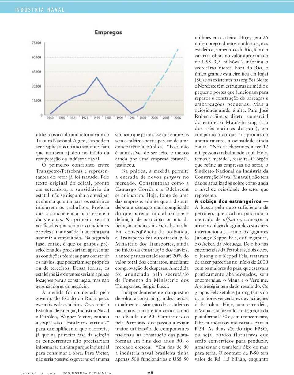 Pelo texto original do edital, pronto em setembro, a subsidiária da estatal não se dispunha a antecipar nenhuma quantia para os estaleiros iniciarem os trabalhos.