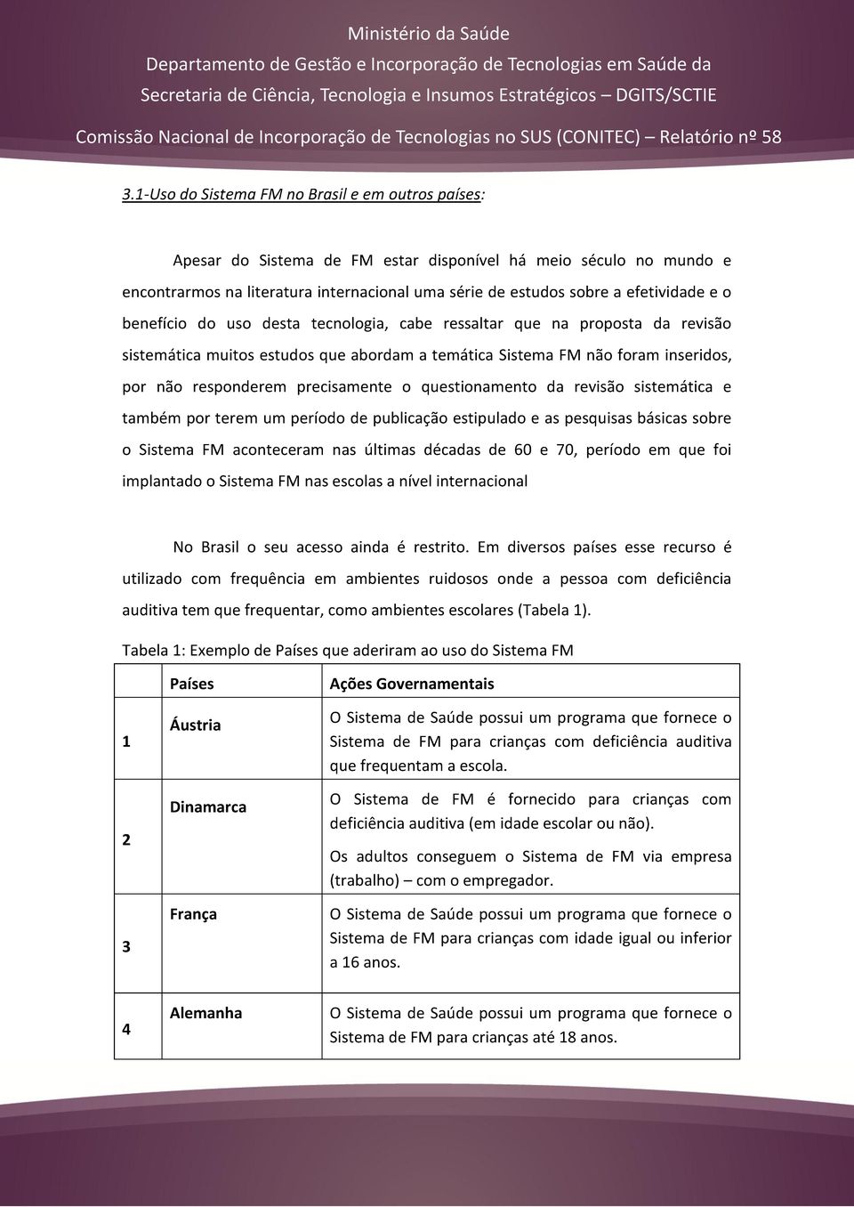 precisamente o questionamento da revisão sistemática e também por terem um período de publicação estipulado e as pesquisas básicas sobre o Sistema FM aconteceram nas últimas décadas de 60 e 70,