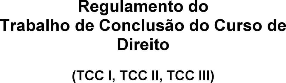 Conclusão do Curso