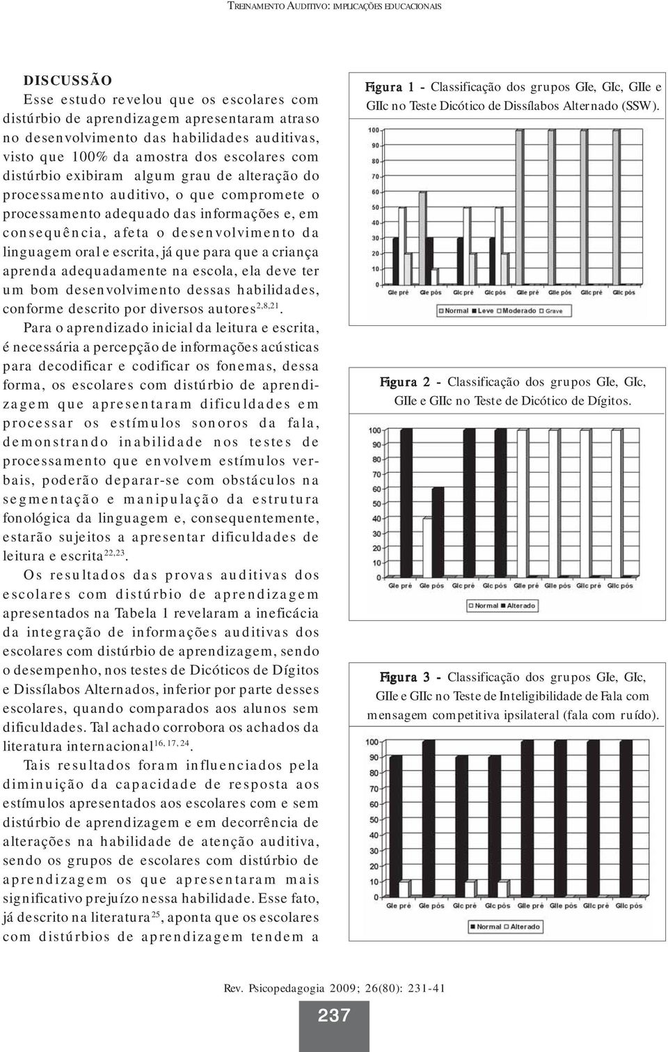 desenvolvimento da linguagem oral e escrita, já que para que a criança aprenda adequadamente na escola, ela deve ter um bom desenvolvimento dessas habilidades, conforme descrito por diversos autores