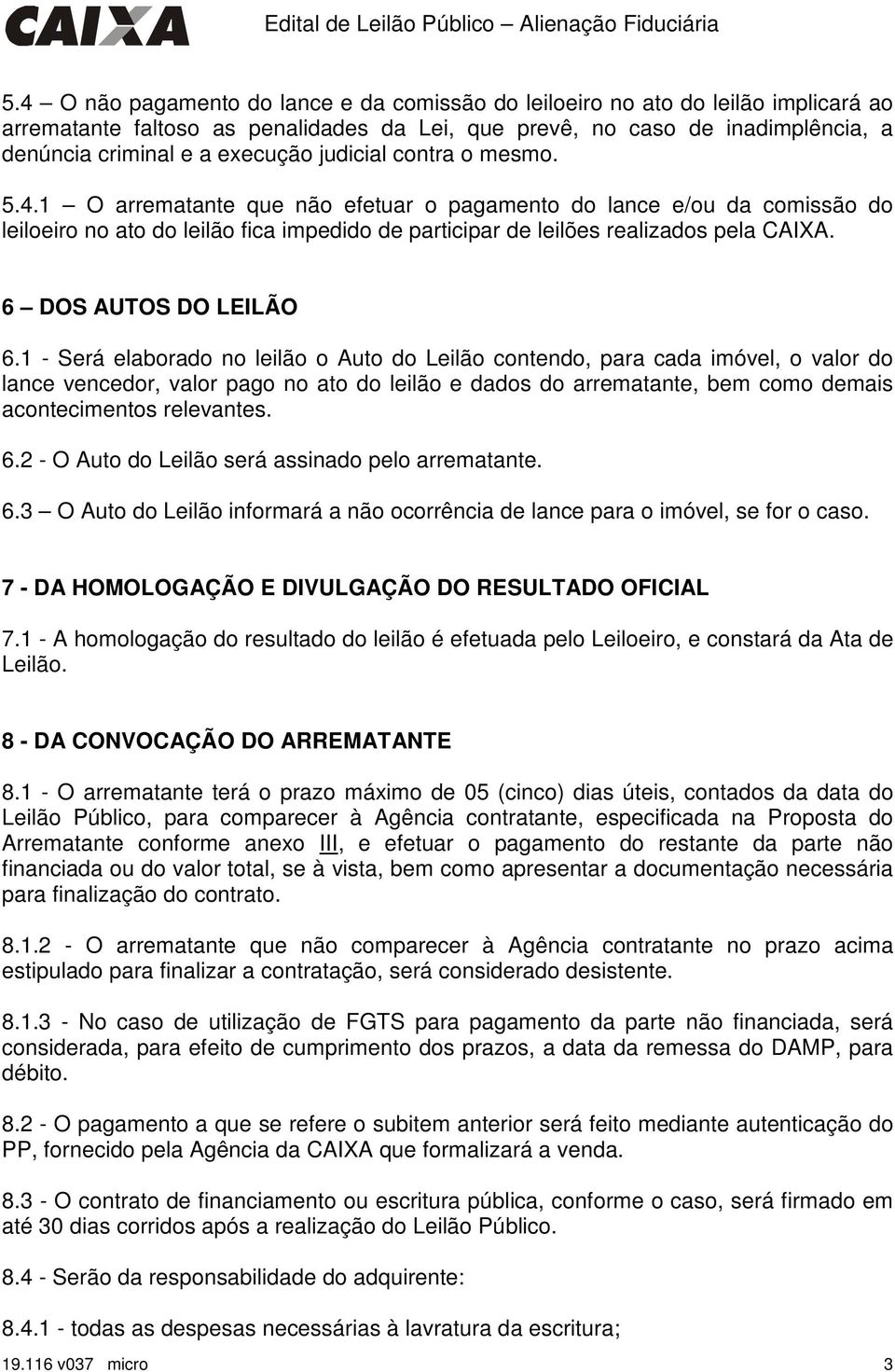 6 DOS AUTOS DO LEILÃO 6.