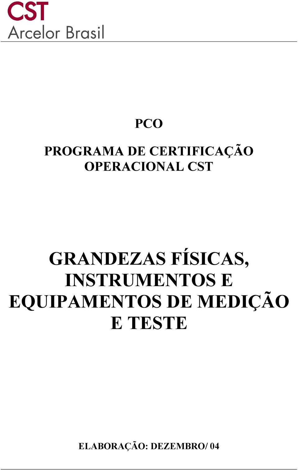 FÍSICAS, INSTRUMENTOS E