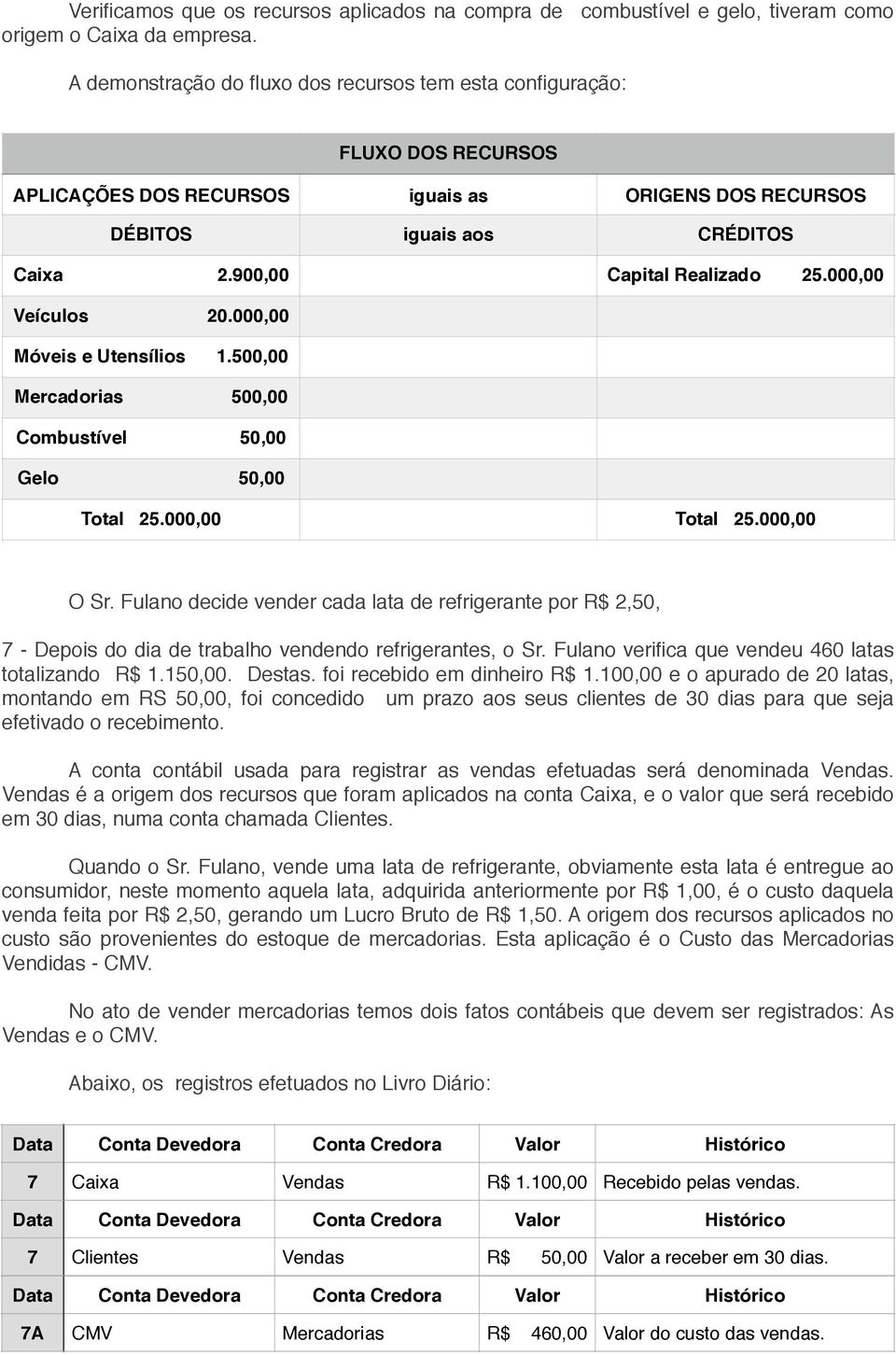 Fulano decide vender cada lata de refrigerante por R$ 2,50, 7 - Depois do dia de trabalho vendendo refrigerantes, o Sr. Fulano verifica que vendeu 460 latas totalizando R$ 1.150,00. Destas.