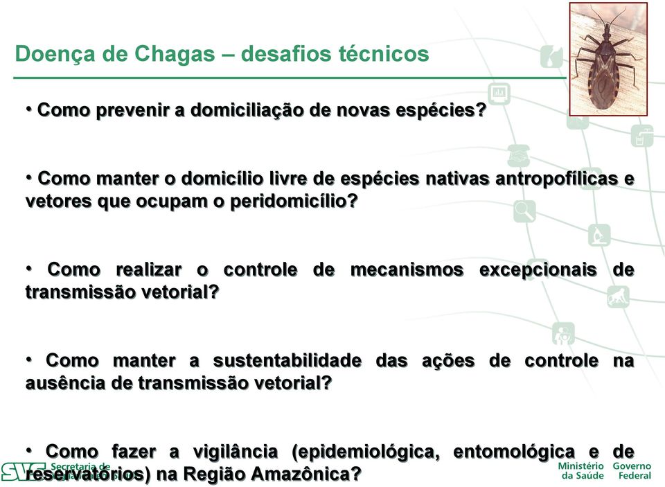 Como realizar o controle de mecanismos excepcionais de transmissão vetorial?