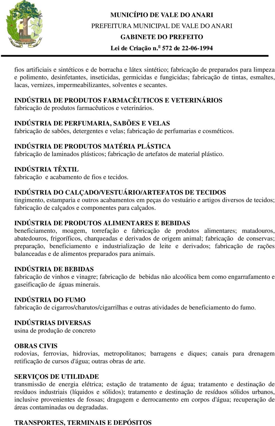 INDÚSTRIA DE PERFUMARIA, SABÕES E VELAS fabricação de sabões, detergentes e velas; fabricação de perfumarias e cosméticos.