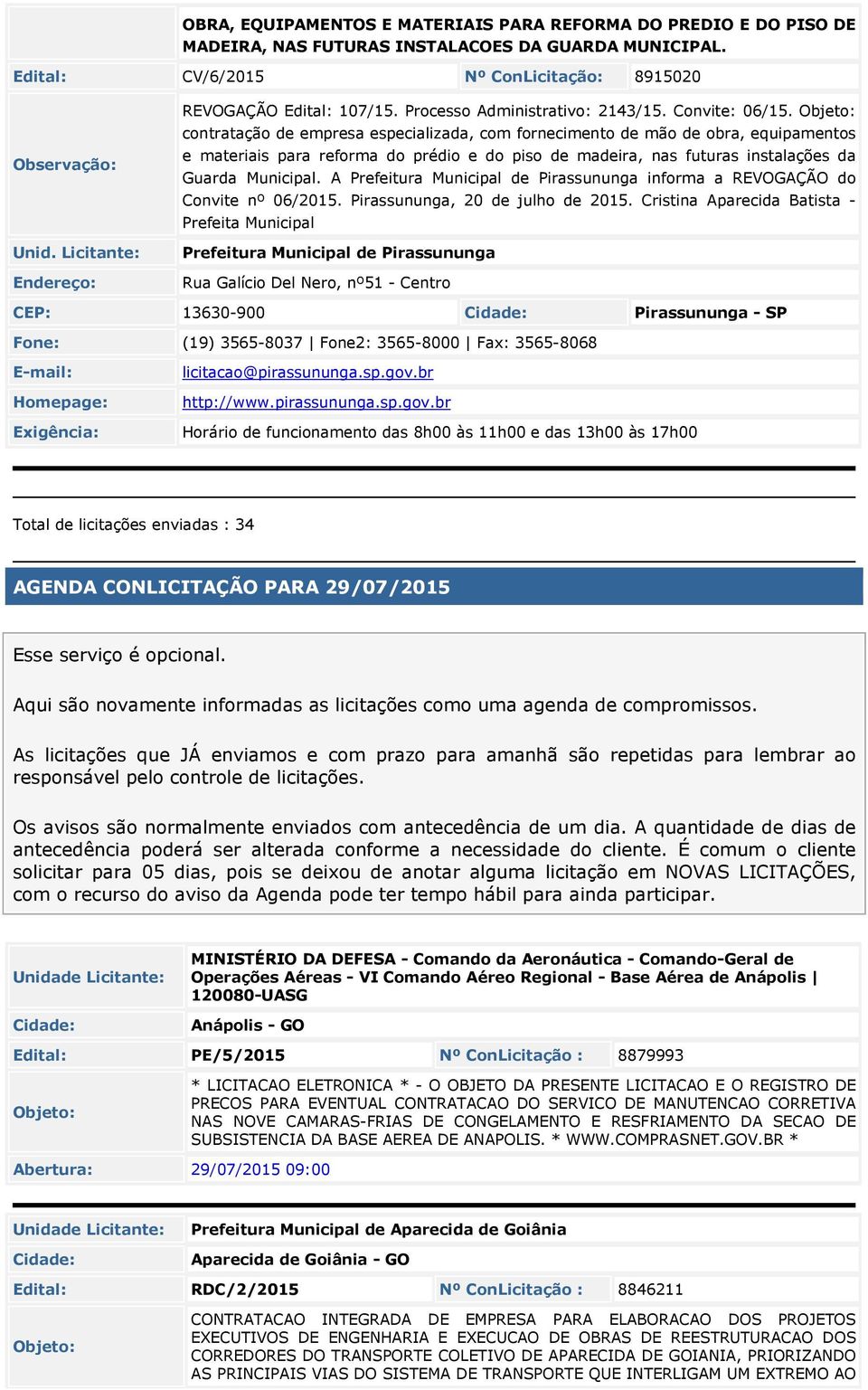 contratação de empresa especializada, com fornecimento de mão de obra, equipamentos e materiais para reforma do prédio e do piso de madeira, nas futuras instalações da Guarda Municipal.