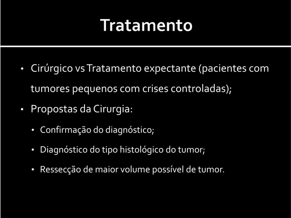 Confirmação do diagnóstico; Diagnóstico do tipo