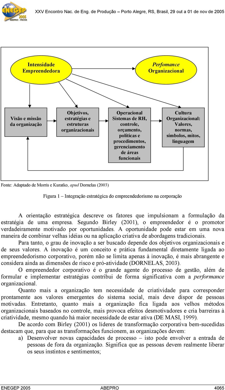 estratégica do empreendedorismo na corporação A orientação estratégica descreve os fatores que impulsionam a formulação da estratégia de uma empresa.