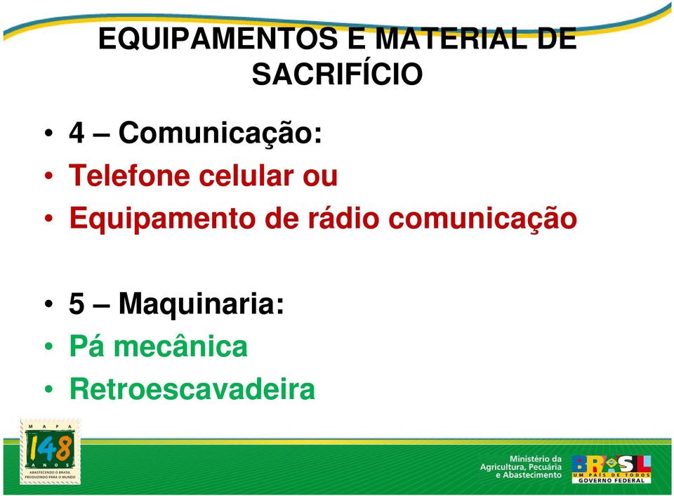 celular ou Equipamento de rádio