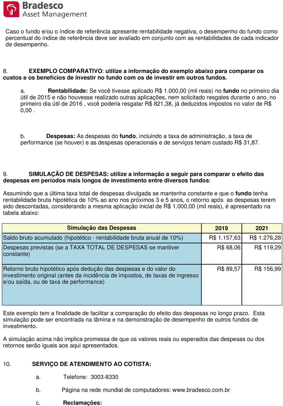 000,00 (mil reais) no fundo no primeiro dia útil de 2015 e não houvesse realizado outras aplicações, nem solicitado resgates durante o ano, no primeiro dia útil de 2016, você poderia resgatar R$