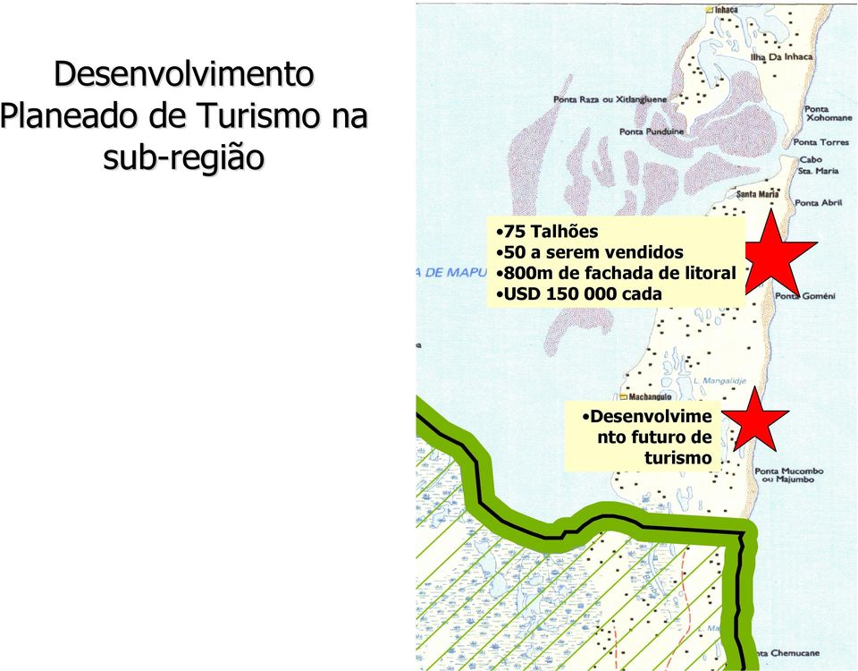 vendidos 800m de fachada de litoral USD