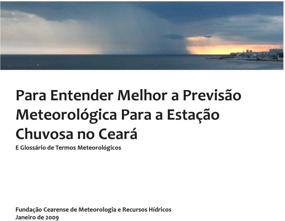 de Termos Meteorológicos Fundação Cearense de