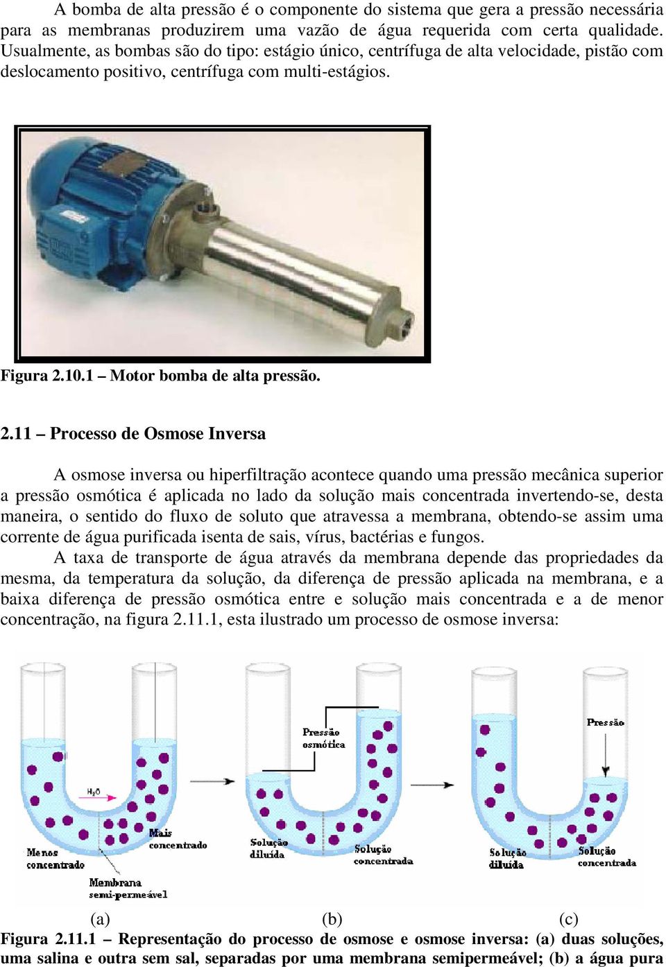 10.1 Motor bomba de alta pressão. 2.