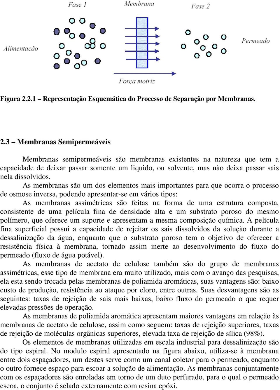 3 Membranas Semipermeáveis Membranas semipermeáveis são membranas existentes na natureza que tem a capacidade de deixar passar somente um liquido, ou solvente, mas não deixa passar sais nela