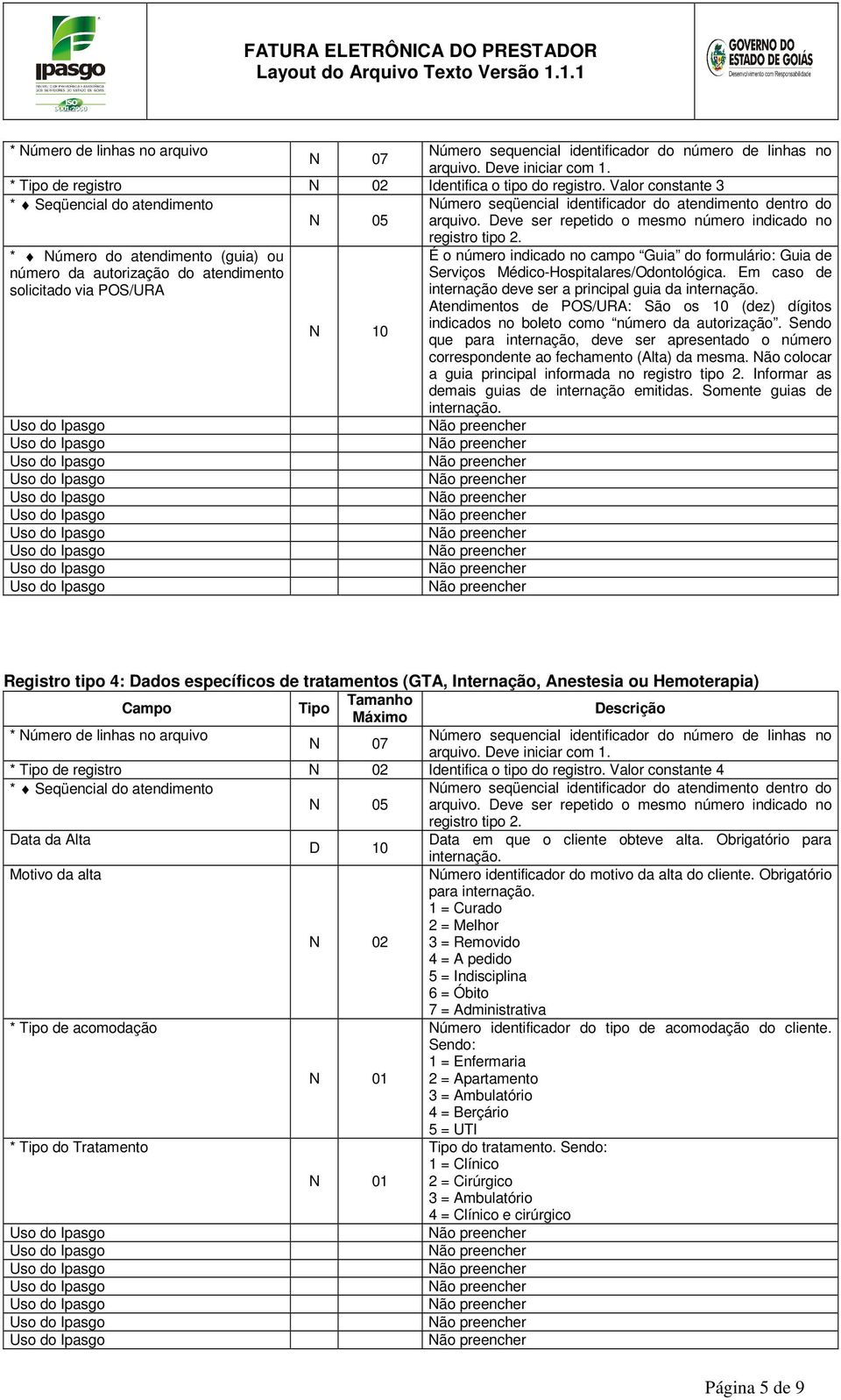 Médico-Hospitalares/Odontológica. Em caso de internação deve ser a principal guia da internação. Atendimentos de POS/URA: São os 10 (dez) dígitos indicados no boleto como número da autorização.