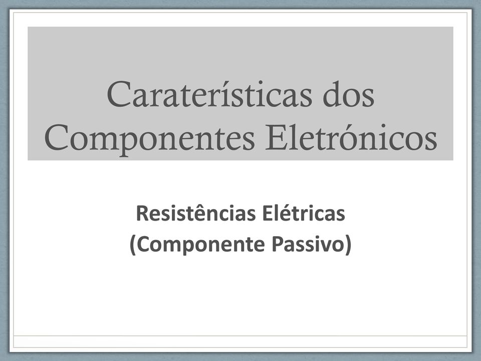 Eletrónicos