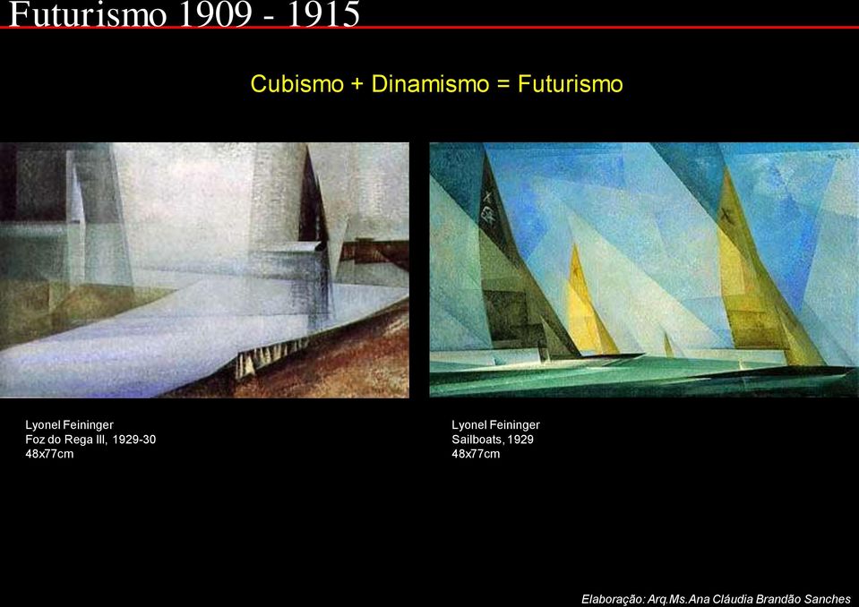 Feininger Foz do Rega III, 1929-30