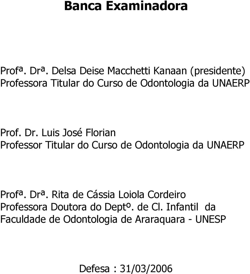 UNAERP Prof. Dr.