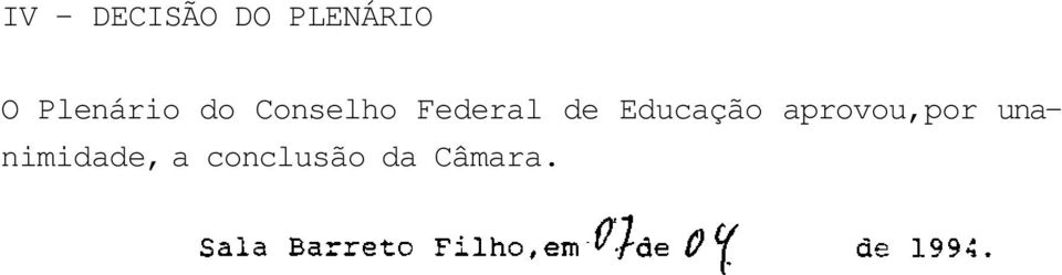 de Educação aprovou,por