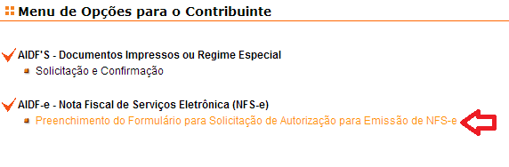 Secretaria Municipal de Fazenda): 3º) Na tela inicial da DMS, clique no botão AIDF (canto superior direito): 4º) Na nova tela,