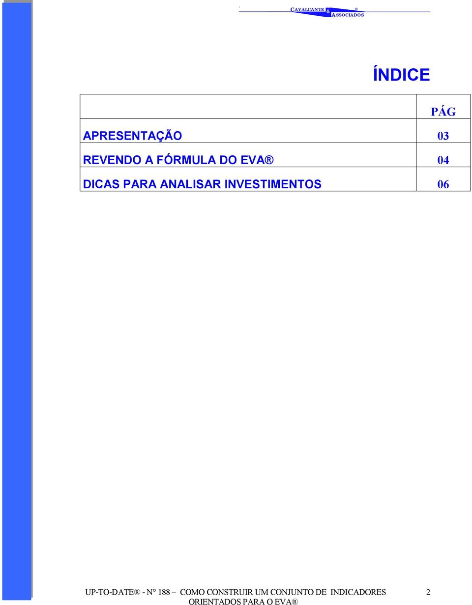 EVA 04 DICAS PARA