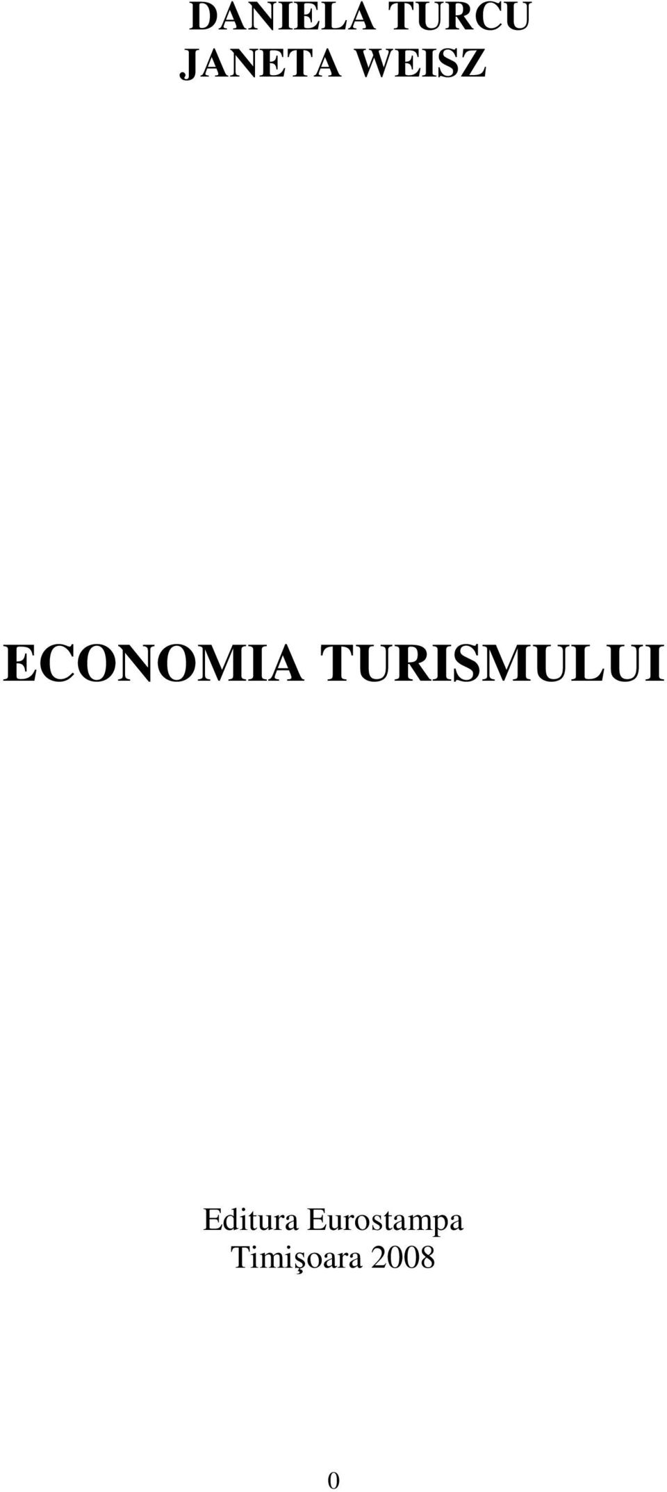 TURISMULUI Editura