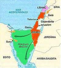 Principais conflitos no Oriente Médio 2. Guerra de Suez (1956) Países envolvidos: Israel, França e Inglaterra X Egito Causas: Nacionalização do canal de Suez por Gamal Abdel Nasser.