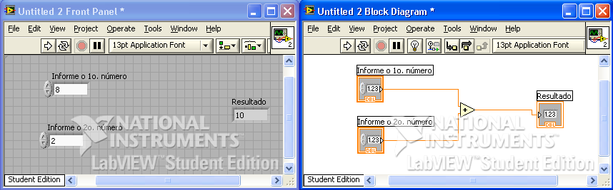 Tutorial sobre Lógica de Programação com o LabVIEW Número 1 9 1 a.