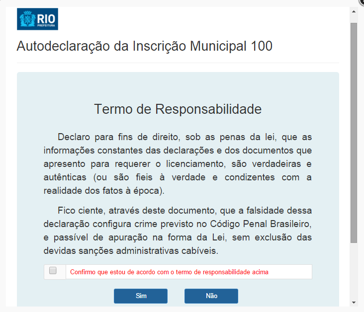 Solucionar Exigências Ao clicar no botão Avançar, será verificado se todas as perguntas foram respondidas. Caso todas as perguntas tenham sido respondidas.