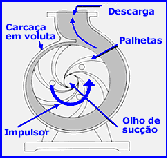 Funcionamento de Bombas Centrífugas Todo o funcionamento da bomba se baseia na criação de um diferencial de pressão no seu interior Fenômenos do Bombeamento 1.