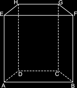 O queijo deve ser dividido em dois pedaços de mesmo volume por um plano paralelo a uma das faces, como ilustrado acima. Qual o valor de x?